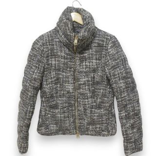 HERNO - 良品 HERNO ヘルノ ハイネック ショート丈 ツイード HERNO - 良品 HERNO ヘルノ ハイネック ショート丈 ツイード