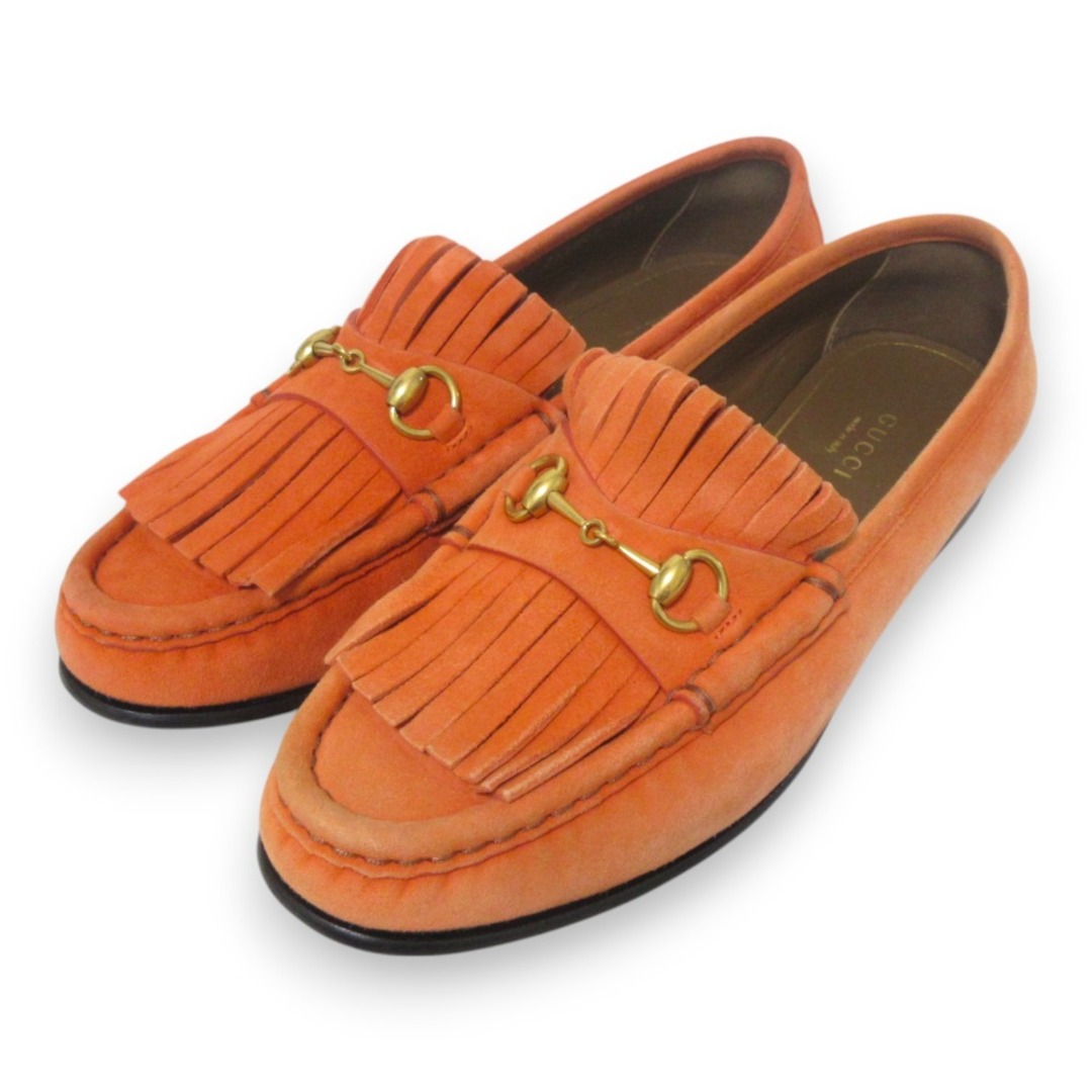 GUCCI - 良品 GUCCI グッチ スエードレザー ホースビット GUCCI - 良品 GUCCI グッチ スエードレザー ホースビット