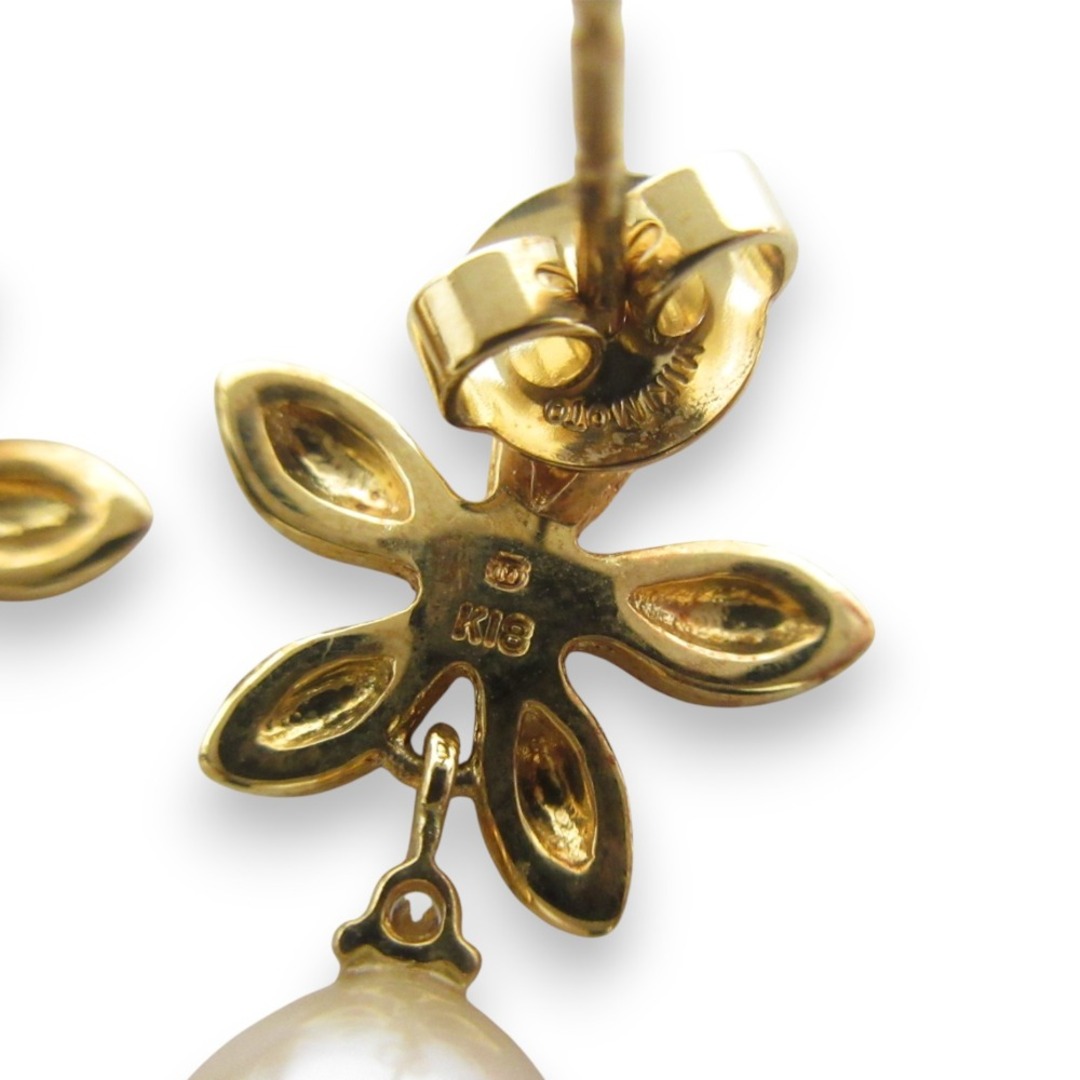 MIKIMOTO - 美品 MIKIMOTO ミキモト K18 パール 1Pダイヤ MIKIMOTO - 美品 MIKIMOTO ミキモト K18 パール 1Pダイヤ