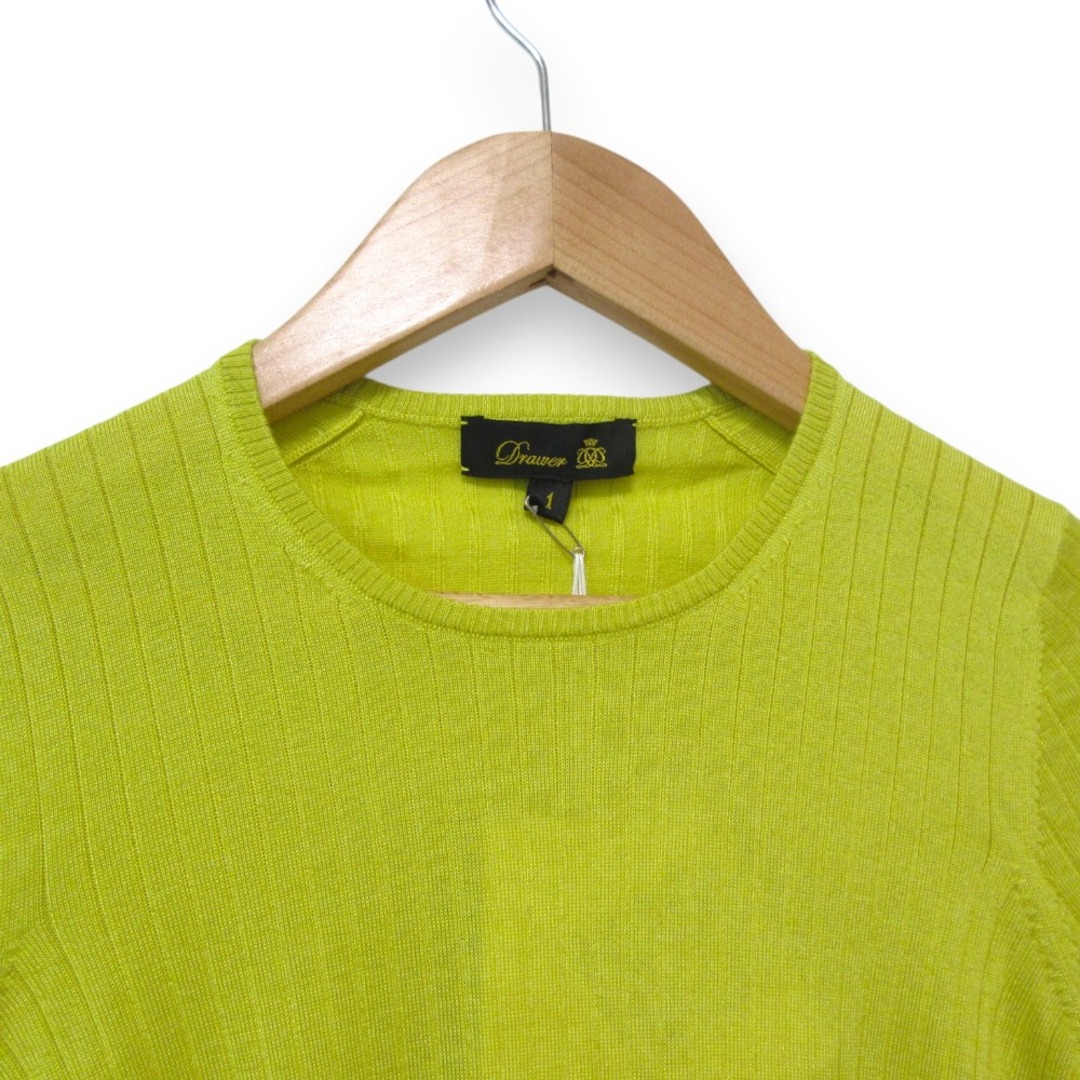 Drawer - 未使用 DRAWER ドゥロワー 18G カシミヤシルク クルー Drawer - 未使用 DRAWER ドゥロワー 18G カシミヤシルク クルー