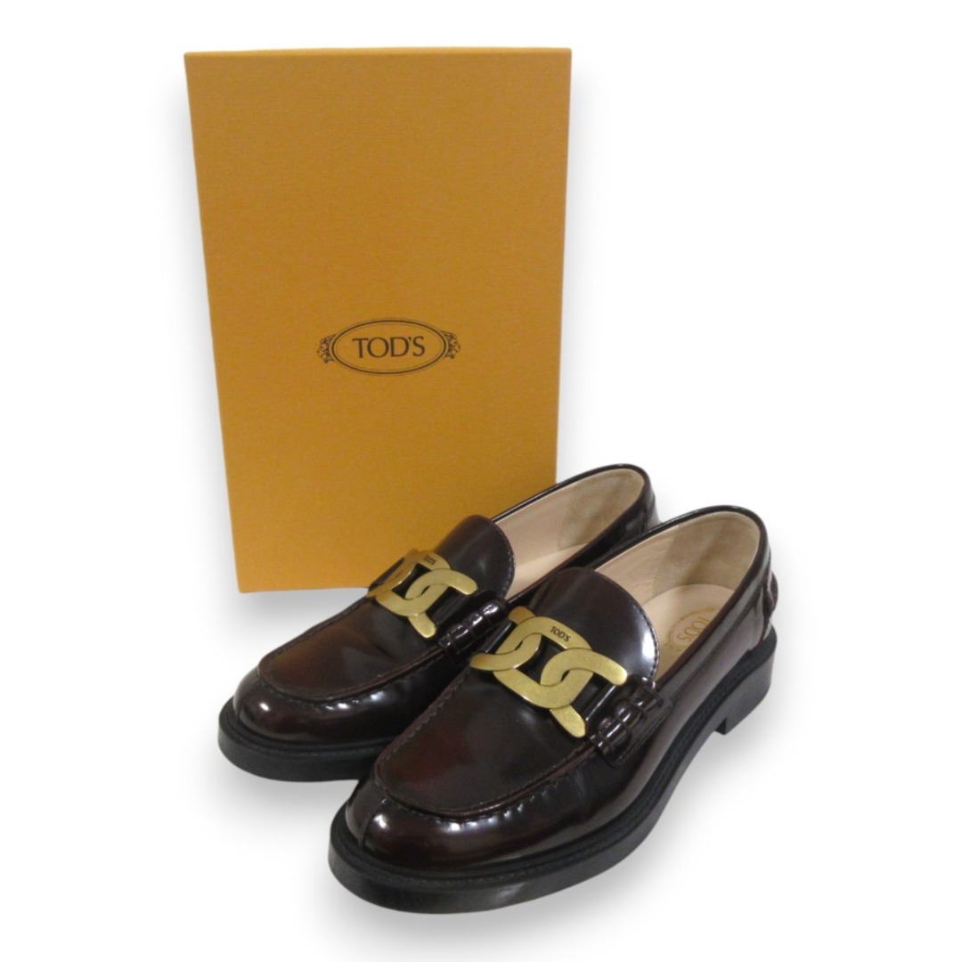 TOD'S - 美品 TOD'S トッズ ケイト レザー ローファー シューズ TOD'S - 美品 TOD'S トッズ ケイト レザー ローファー シューズ