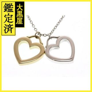 ティファニー(Tiffany & Co.)のティファニー センチメンタルダブルハート ペンダント 925 シルバー/K18 イエローゴールド 【473】(ネックレス)