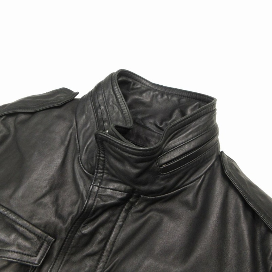 SHELLAC - 良品 SHELLAC シェラック レザー M-65 シープスキン SHELLAC - 良品 SHELLAC シェラック レザー M-65 シープスキン