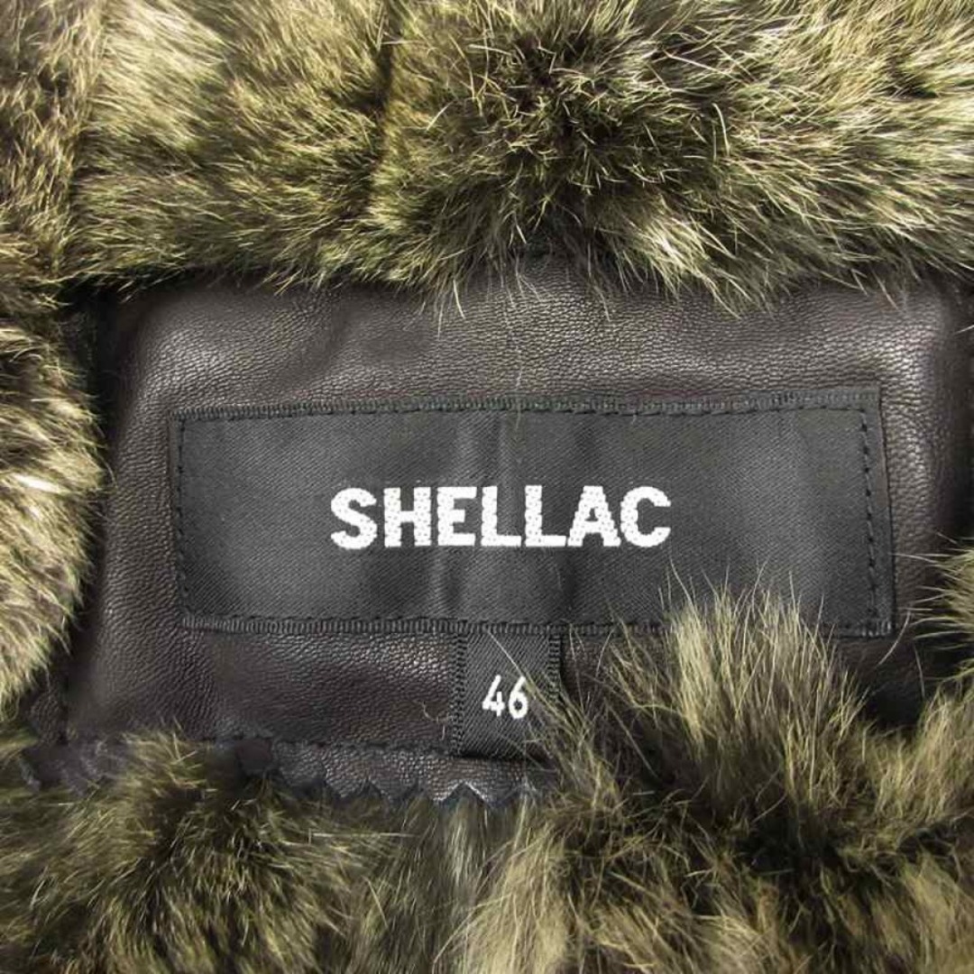 SHELLAC - 良品 SHELLAC シェラック レザー M-65 シープスキン SHELLAC - 良品 SHELLAC シェラック レザー M-65 シープスキン