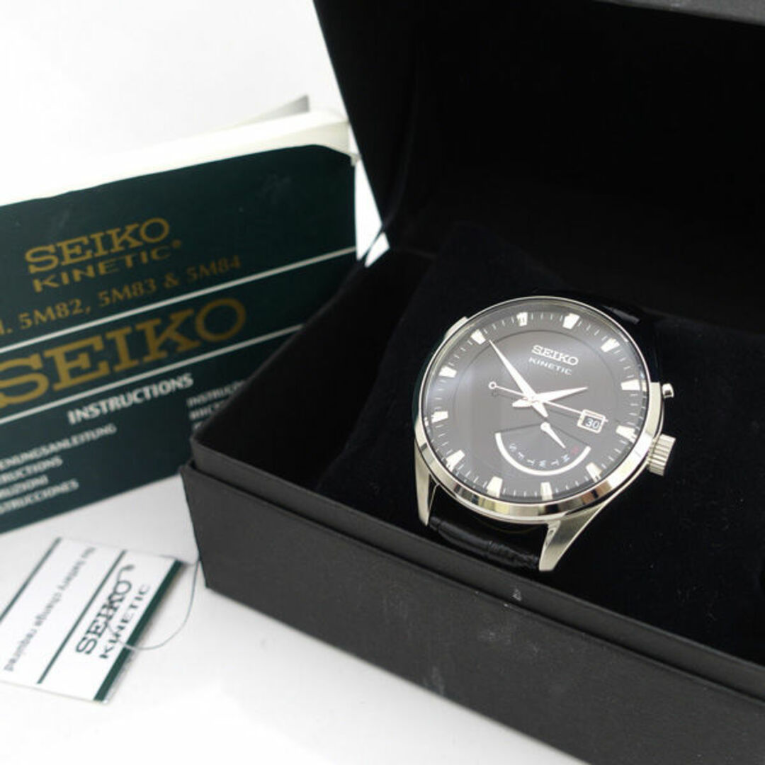 SEIKO - SEIKO / セイコー ◇キネティック 自動巻 裏スケ メンズ SEIKO - SEIKO / セイコー ◇キネティック 自動巻 裏スケ メンズ