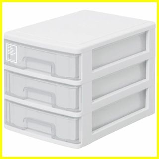 サンコープラスチック(SankoPlastic) 小物収納3段 シルキー 幅18(ケース/ボックス)