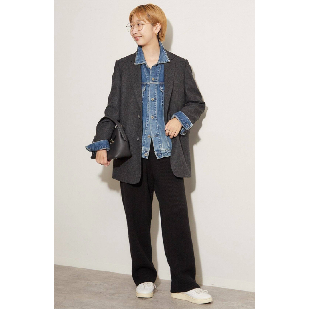 Plage - 美品【Plage】Big Tailored ジャケット ブラックA 38 Plage - 美品【Plage】Big Tailored ジャケット ブラックA 38