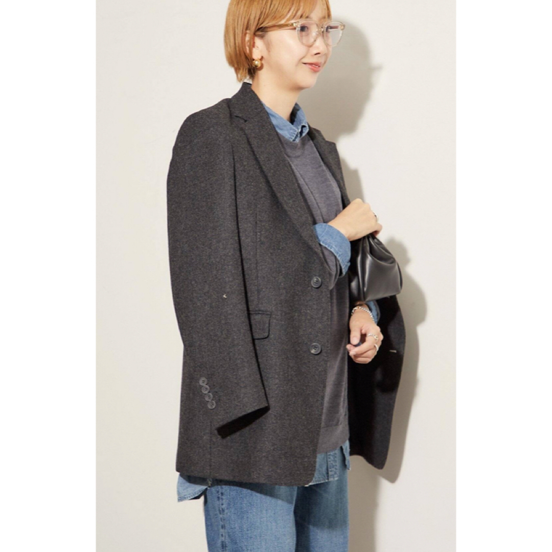 Plage - 美品【Plage】Big Tailored ジャケット ブラックA 38 Plage - 美品【Plage】Big Tailored ジャケット ブラックA 38