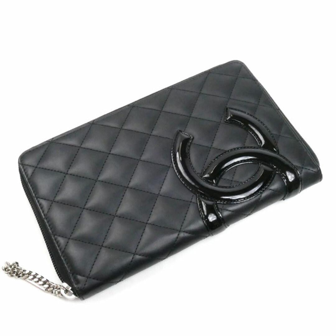 CHANEL - CHANEL シャネル カンボンライン 長財布 ラウンド CHANEL - CHANEL シャネル カンボンライン 長財布 ラウンド