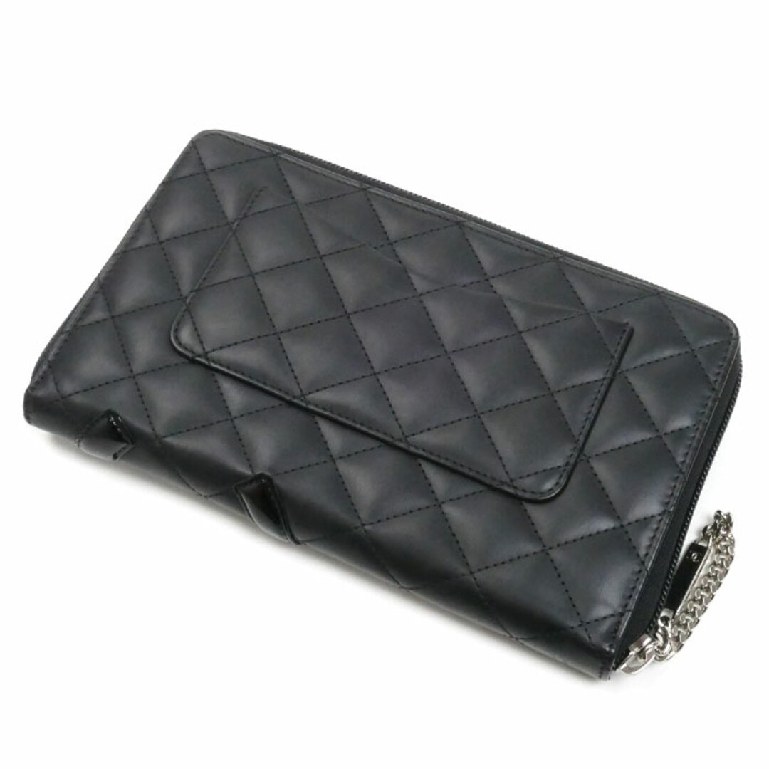 CHANEL - CHANEL シャネル カンボンライン 長財布 ラウンド CHANEL - CHANEL シャネル カンボンライン 長財布 ラウンド