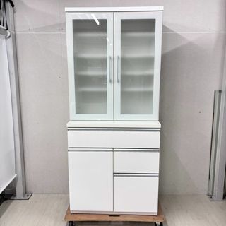 ニトリ - 23225 2枚ガラス扉キッチンボード 幅80 NITORI CUCY ニトリ - 23225 2枚ガラス扉キッチンボード 幅80 NITORI CUCY