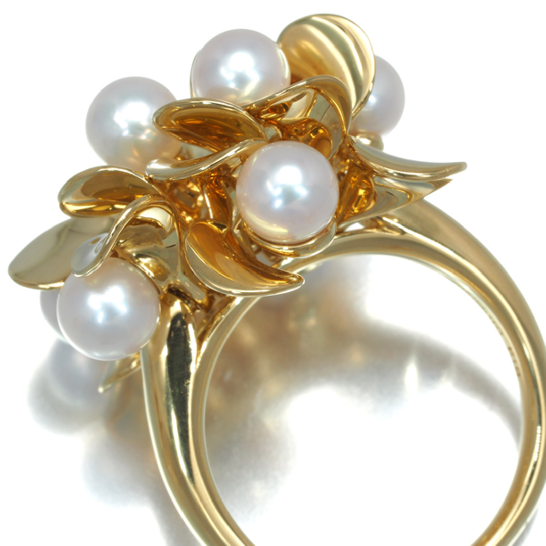 MIKIMOTO - ミキモト リング パール 真珠 5.0mm 花びら フラワー MIKIMOTO - ミキモト リング パール 真珠 5.0mm 花びら フラワー