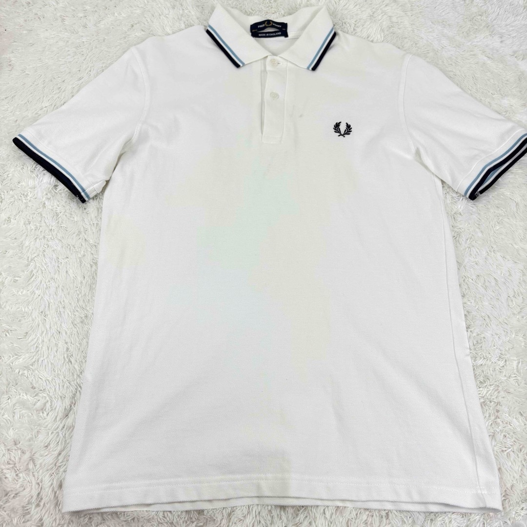 FRED PERRY - M12 英国製 フレッドペリー ポロシャツ 半袖 38 M FRED PERRY - M12 英国製 フレッドペリー ポロシャツ 半袖 38 M