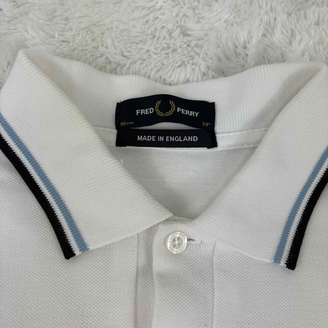 FRED PERRY - M12 英国製 フレッドペリー ポロシャツ 半袖 38 M FRED PERRY - M12 英国製 フレッドペリー ポロシャツ 半袖 38 M