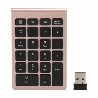 ワイヤレステンキー、22キーポータブルUSB 2.4G Bluetooth数値キ(PC周辺機器)