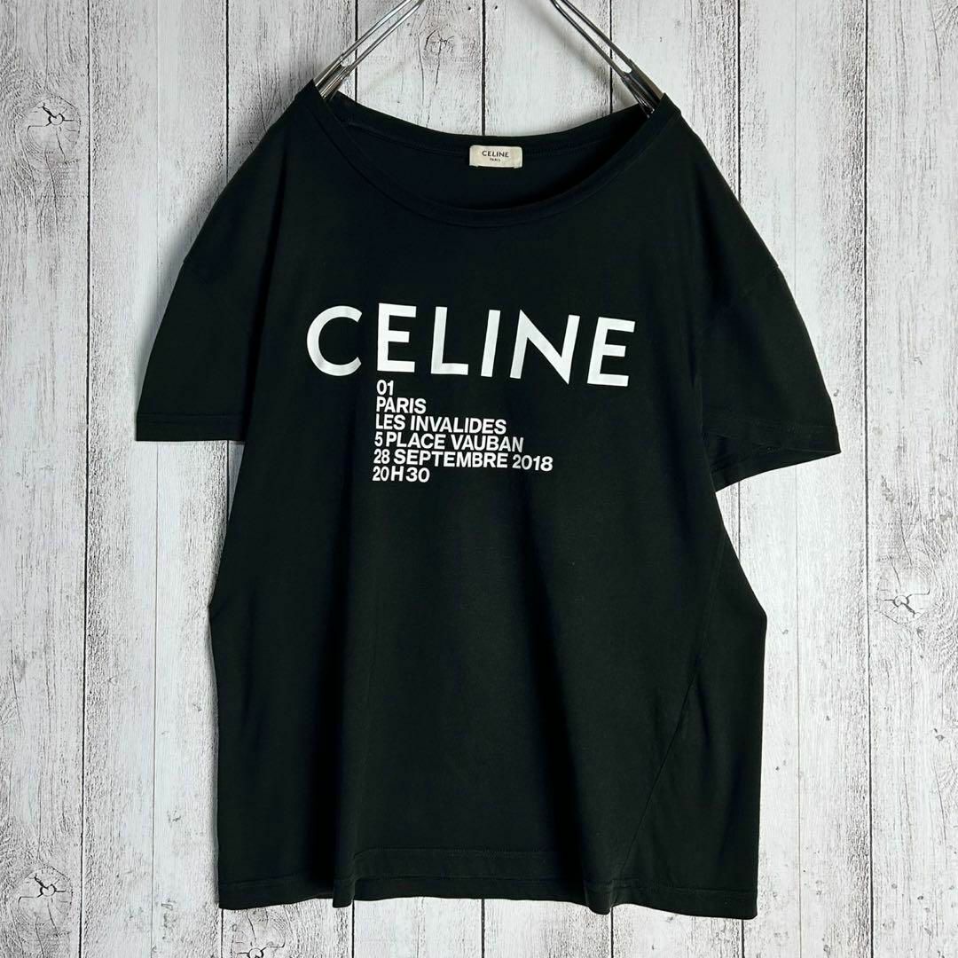 CELINE - 【人気デザイン】セリーヌ☆ビッグロゴ入りTシャツ CELINE - 【人気デザイン】セリーヌ☆ビッグロゴ入りTシャツ