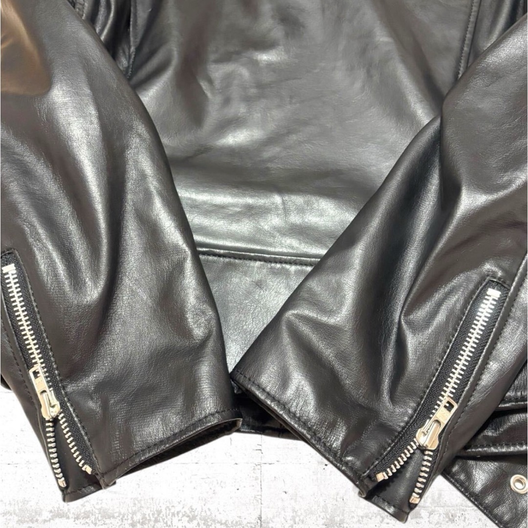 COMME des GARCONS - comme des garcons フェイクレザー ダブル COMME des GARCONS - comme des garcons フェイクレザー ダブル