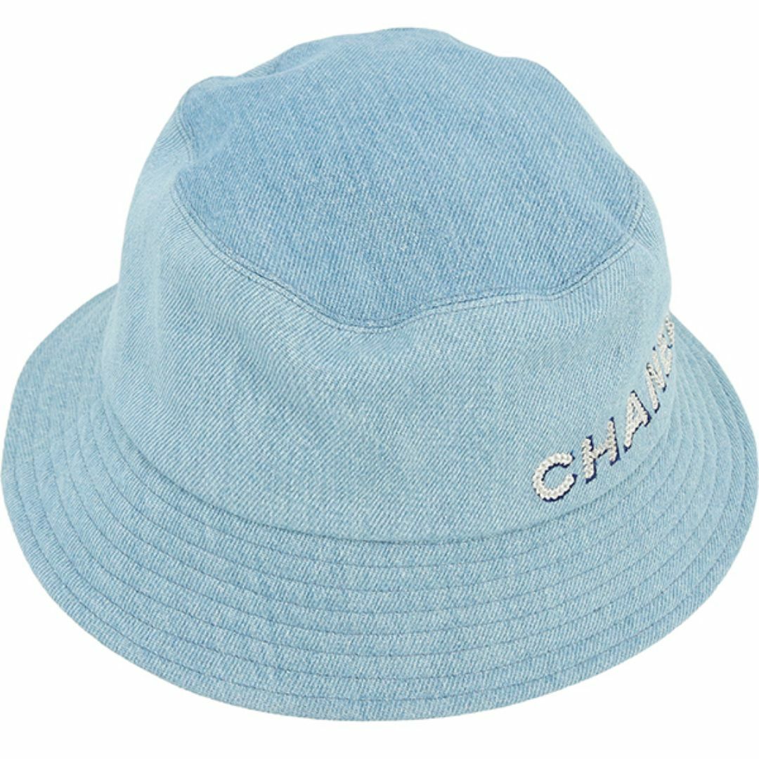 CHANEL - シャネル 帽子 ハット ロゴハット デニムハット CHANEL CHANEL - シャネル 帽子 ハット ロゴハット デニムハット CHANEL