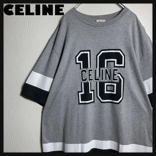 CELINE(Tシャツ/カットソー(半袖/袖なし) ・ グレー/灰色系)の CELINE(Tシャツ/カットソー(半袖/袖なし) ・ グレー/灰色系)の