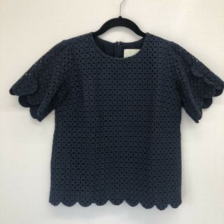 Chesty - chesty チェスティ レースぺプラムトップス ホワイトの