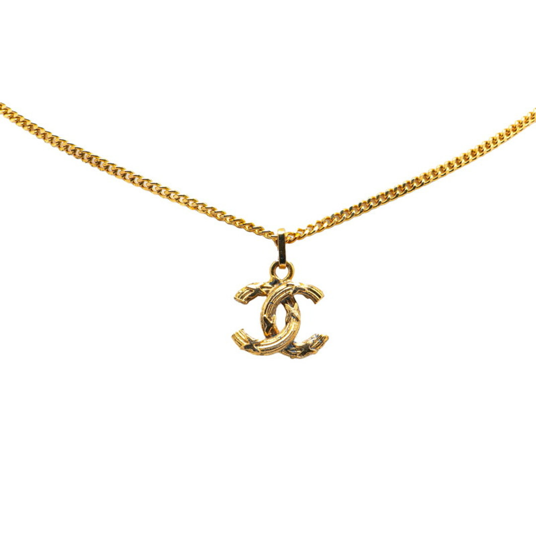 CHANEL - シャネル ヴィンテージ ココマーク ネックレス メッキ レディース CHANEL 【222-00994】