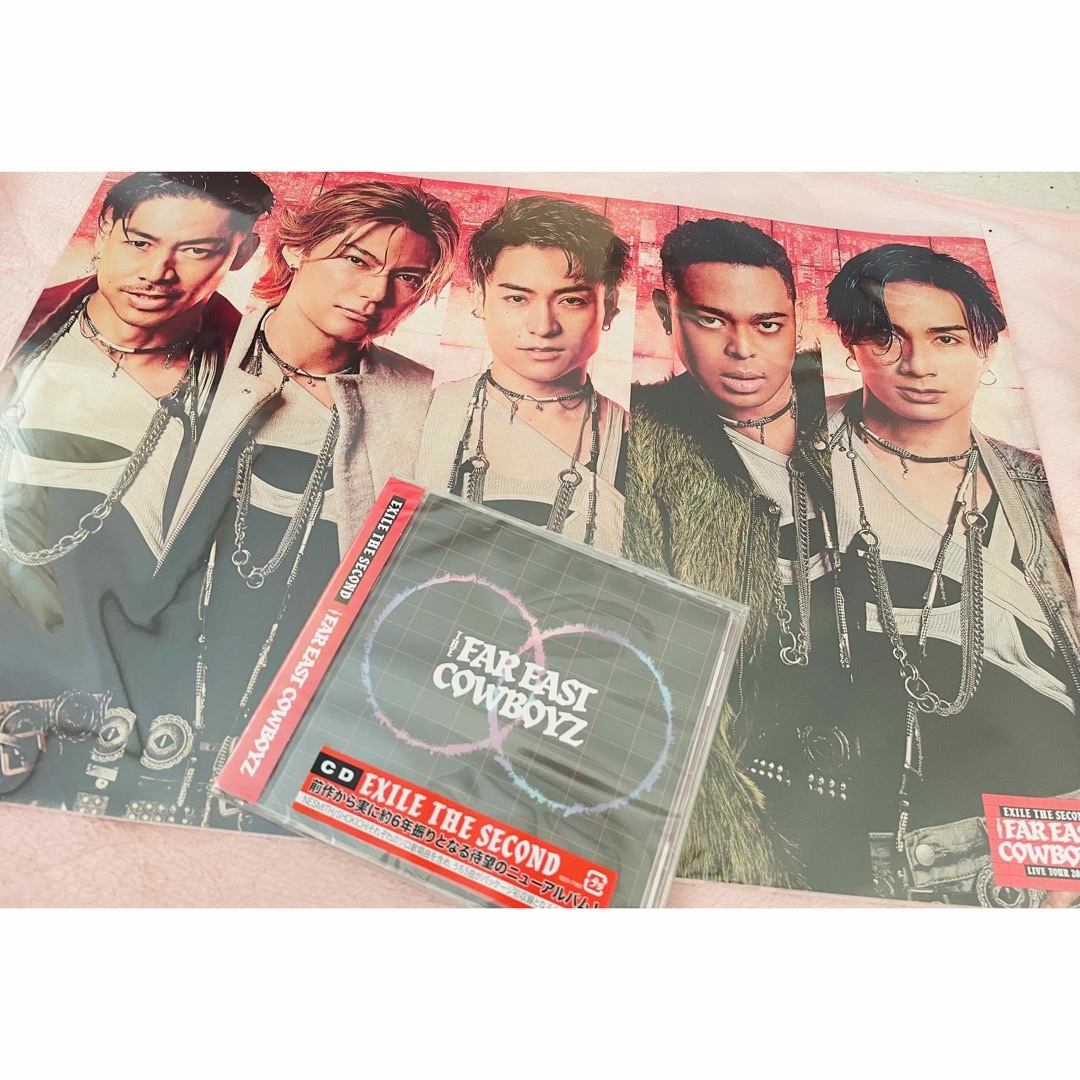 EXILE THE SECOND(エグザイルザセカンド)のEXILE THE SECOND CD ポスター エンタメ/ホビーのタレントグッズ(ミュージシャン)の商品写真