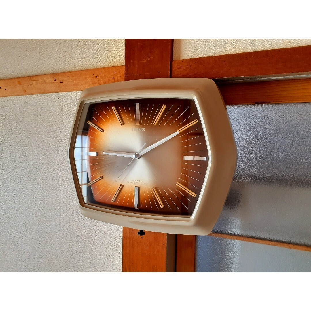 CITIZEN - 70's CITIZEN 掛け時計 ミッドセンチュリー スペース CITIZEN - 70's CITIZEN 掛け時計 ミッドセンチュリー スペース