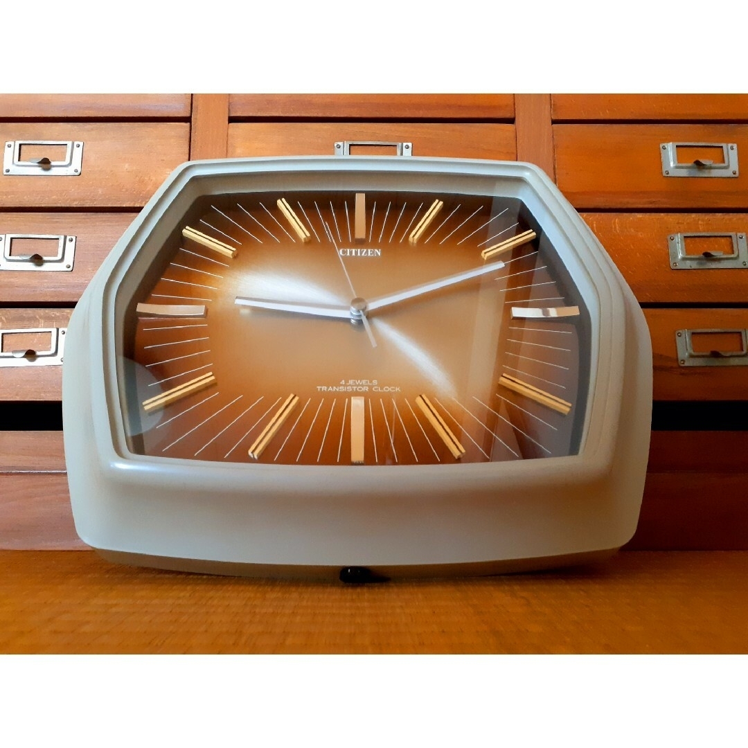 CITIZEN - 70's CITIZEN 掛け時計 ミッドセンチュリー スペース CITIZEN - 70's CITIZEN 掛け時計 ミッドセンチュリー スペース