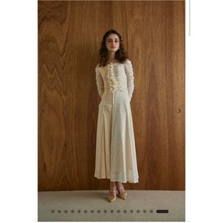 ERADIE Lace＆Churu switching dress(ロングワンピース/マキシワンピース)