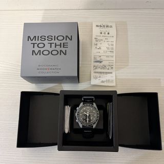 OMEGA - OMEGA Swatch MISSION TO MOON 極美品 ベルト未使用の OMEGA - OMEGA Swatch MISSION TO MOON 極美品 ベルト未使用の