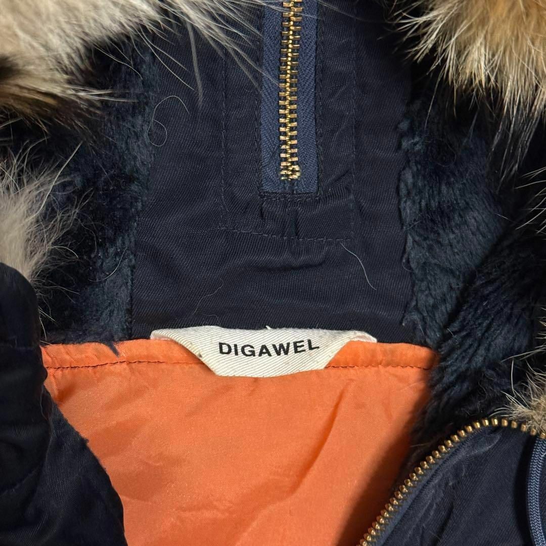 DIGAWEL - ディガウェル N-2B フライトジャケット ファーフード DIGAWEL - ディガウェル N-2B フライトジャケット ファーフード