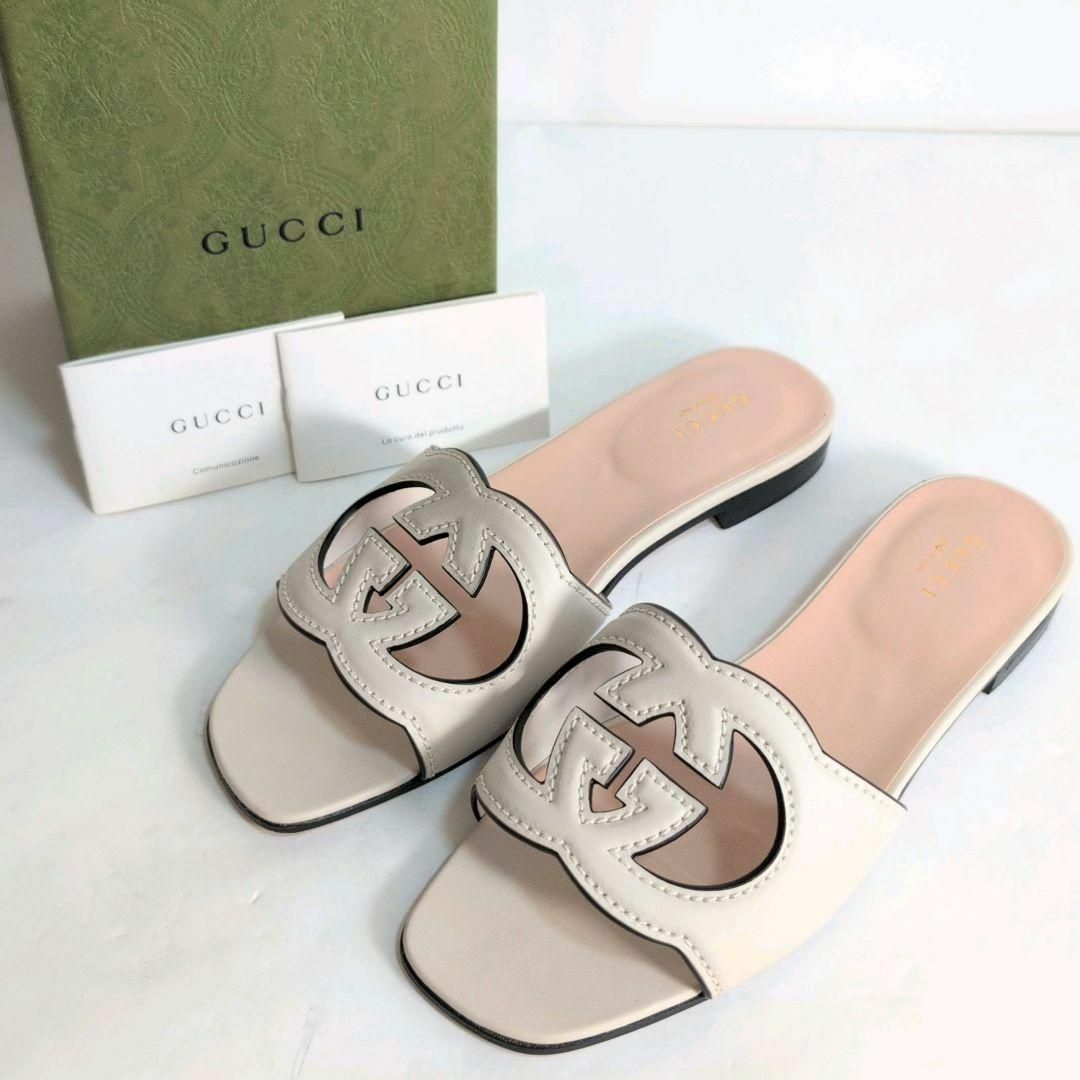 GUCCI - 【極美品】現行 グッチ サンダル インターロッキング G GUCCI - 【極美品】現行 グッチ サンダル インターロッキング G