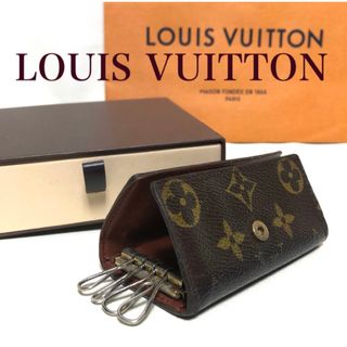LOUIS VUITTON - LOUIS VUITTON 4連キーケース ミュルティクレ4 LOUIS VUITTON - LOUIS VUITTON 4連キーケース ミュルティクレ4