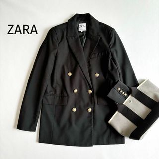 ZARA - ZARA エルボーパッチ ウールブレンド ブレザーの通販 by ZARA - ZARA エルボーパッチ ウールブレンド ブレザーの通販 by