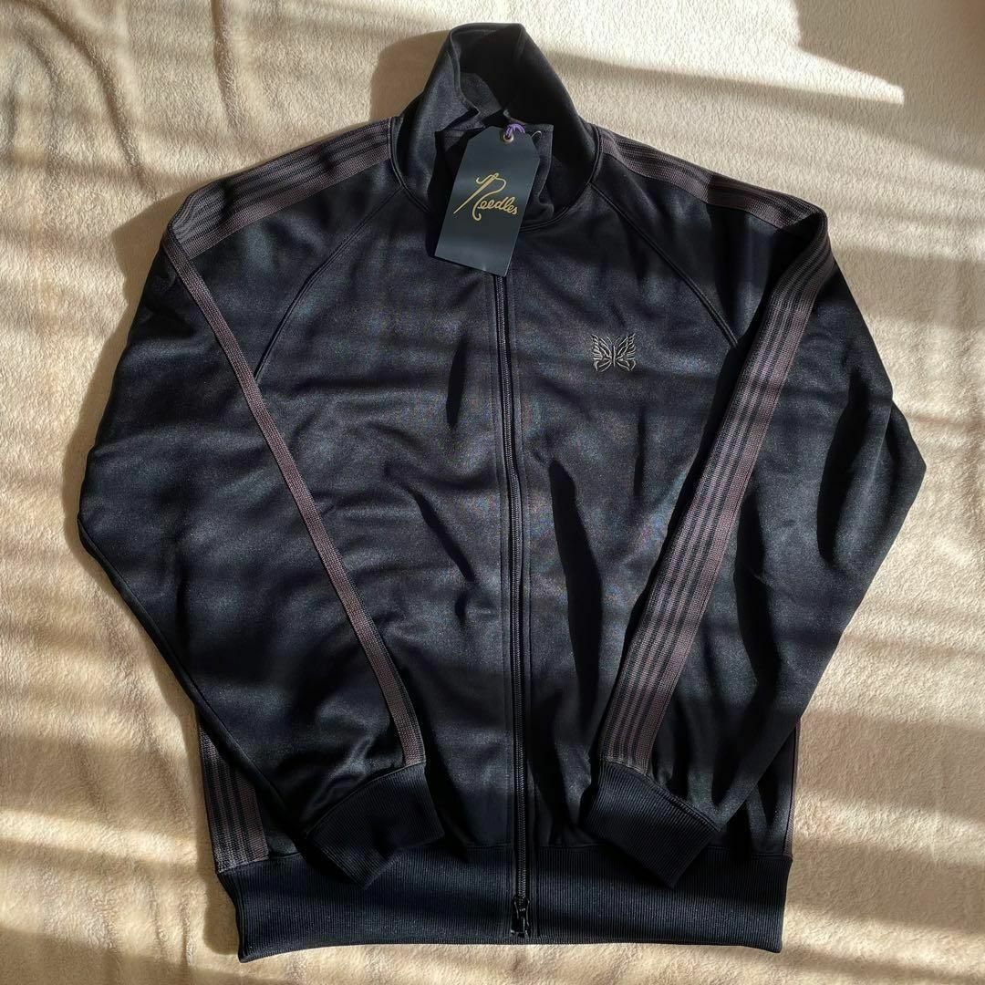 Needles - PU271 トラックジャケット M ブラック ブラウン Needles - PU271 トラックジャケット M ブラック ブラウン