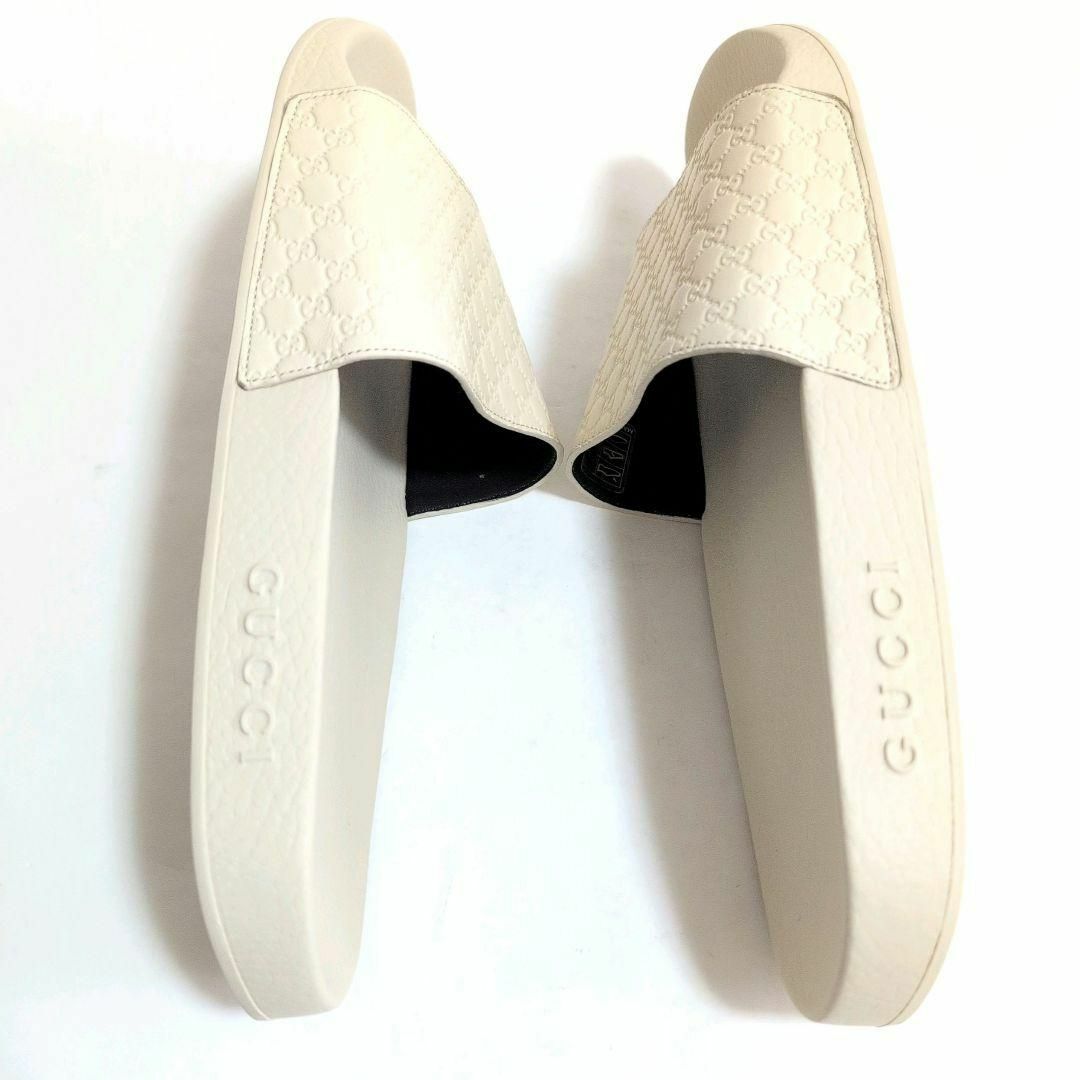 GUCCI - 【未使用品級】GUCCI スライドサンダル GG シマ 27.0cm GUCCI - 【未使用品級】GUCCI スライドサンダル GG シマ 27.0cm