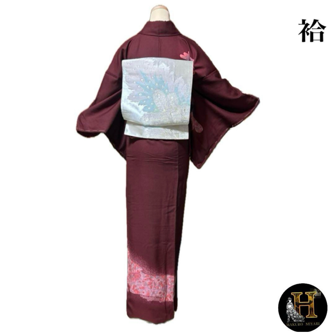 正絹辻が花柄正絹訪問着フルセット4点 新品着物+特選帯+帯締め+帯揚げ 正絹辻が花柄正絹訪問着フルセット4点 新品着物+特選帯+帯締め+