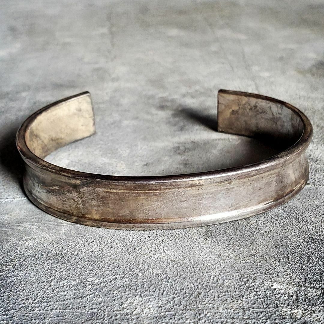 VINTAGE - ヴィンテージ シルバー925 ワイド バングル VINTAGE - ヴィンテージ シルバー925 ワイド バングル