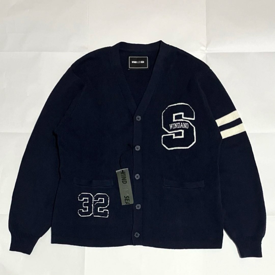 WIND AND SEA - 【新品】WIND AND SEA Lettered Cardigan タグ WIND AND SEA - 【新品】WIND AND SEA Lettered Cardigan タグ
