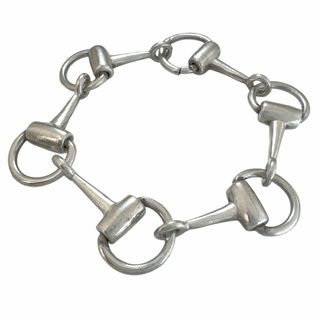 GUCCI - 【超レア廃盤品】OLD GUCCI シルバー ブレスレットの GUCCI - 【超レア廃盤品】OLD GUCCI シルバー ブレスレットの