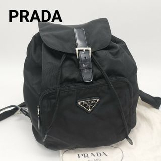 PRADA - n40【美品】保存袋付 近年モデル プラダ 三角ロゴ 黒 PRADA - n40【美品】保存袋付 近年モデル プラダ 三角ロゴ 黒