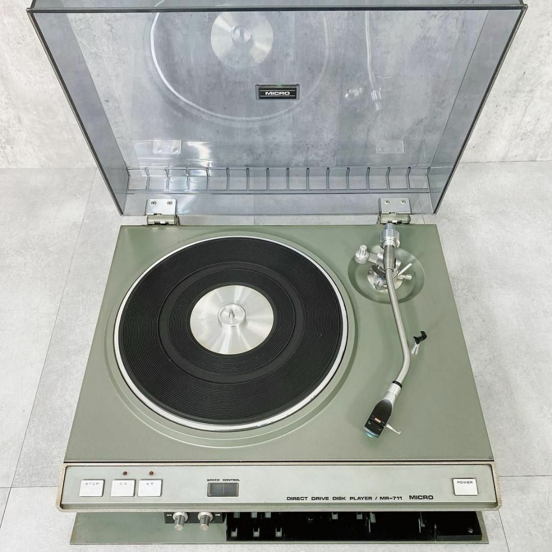 W236 MICRO MR-711 レコードプレイヤー M-7000付属の通販 by W236 MICRO MR-711 レコードプレイヤー M-7000付属の通販 by