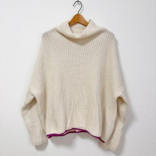 DIESEL - 未使用 DIESEL ディーゼル メタルロゴプレート ニット DIESEL - 未使用 DIESEL ディーゼル メタルロゴプレート ニット