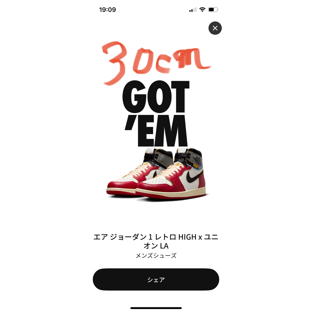 Jordan Brand(NIKE) - エア ジョーダン 1 レトロ HIGH x Jordan Brand(NIKE) - エア ジョーダン 1 レトロ HIGH x