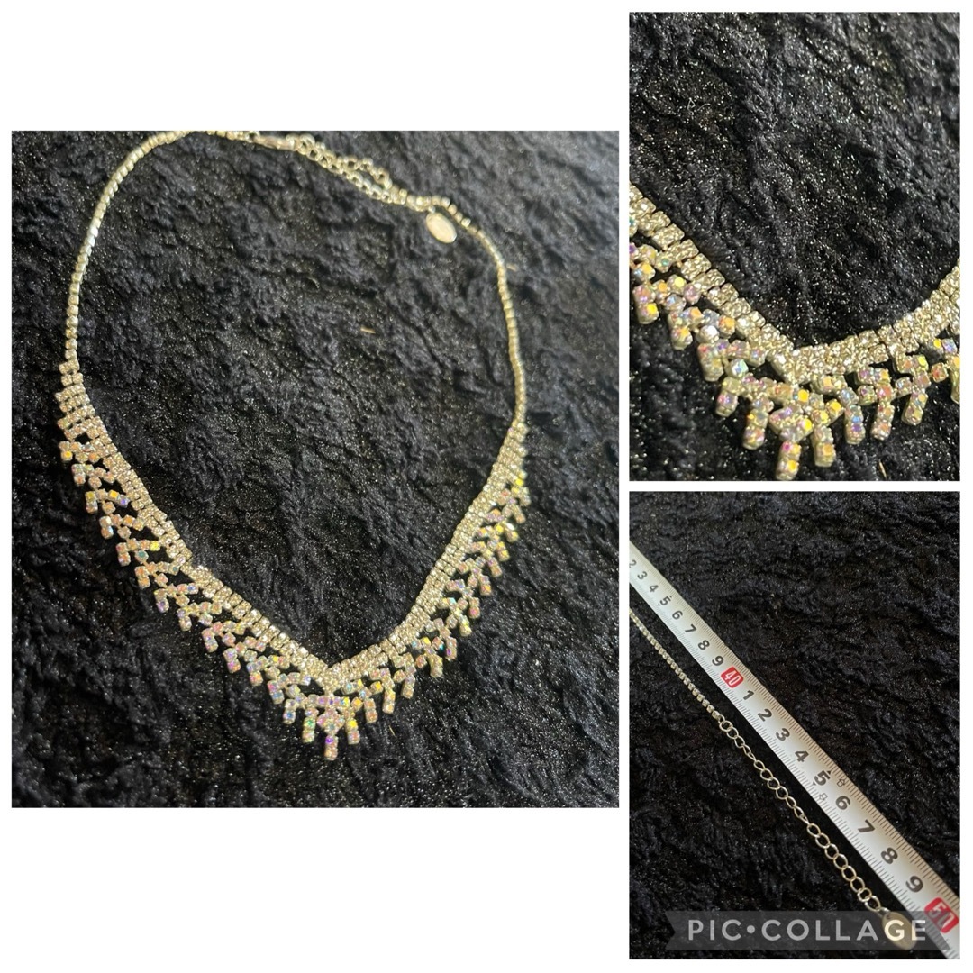 新品 パーティネックレス 結婚式 レディースのアクセサリー(ネックレス)の商品写真