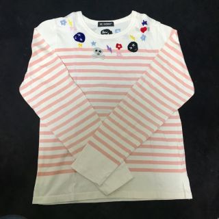 ビームスボーイ(BEAMS BOY)のBEMS BOY ボーダーロンT(ピンク)(Tシャツ(長袖/七分))