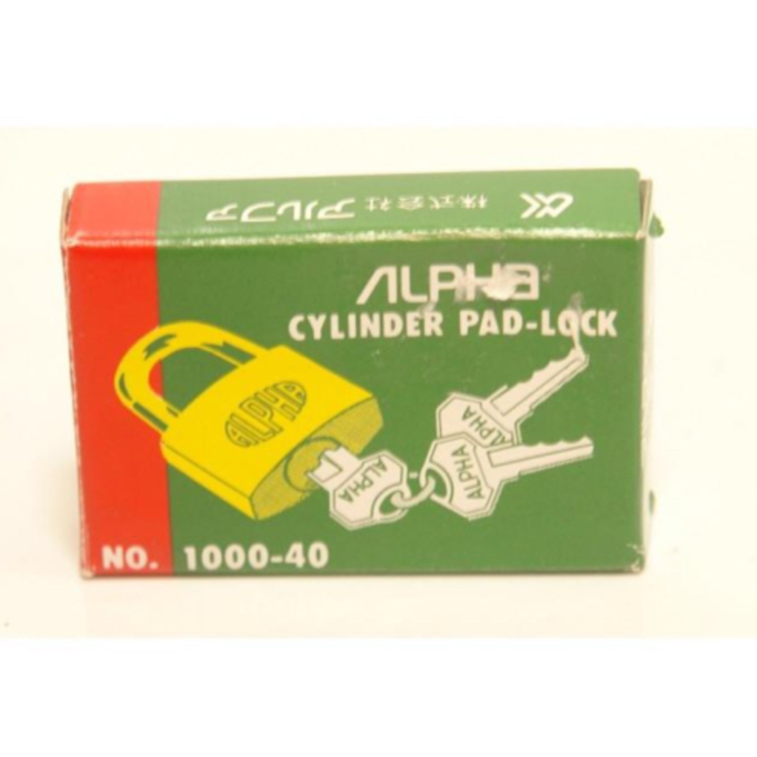 alpha(アルファ)のALPHA 1000-40 南京錠 1個 インテリア/住まい/日用品のインテリア/住まい/日用品 その他(その他)の商品写真