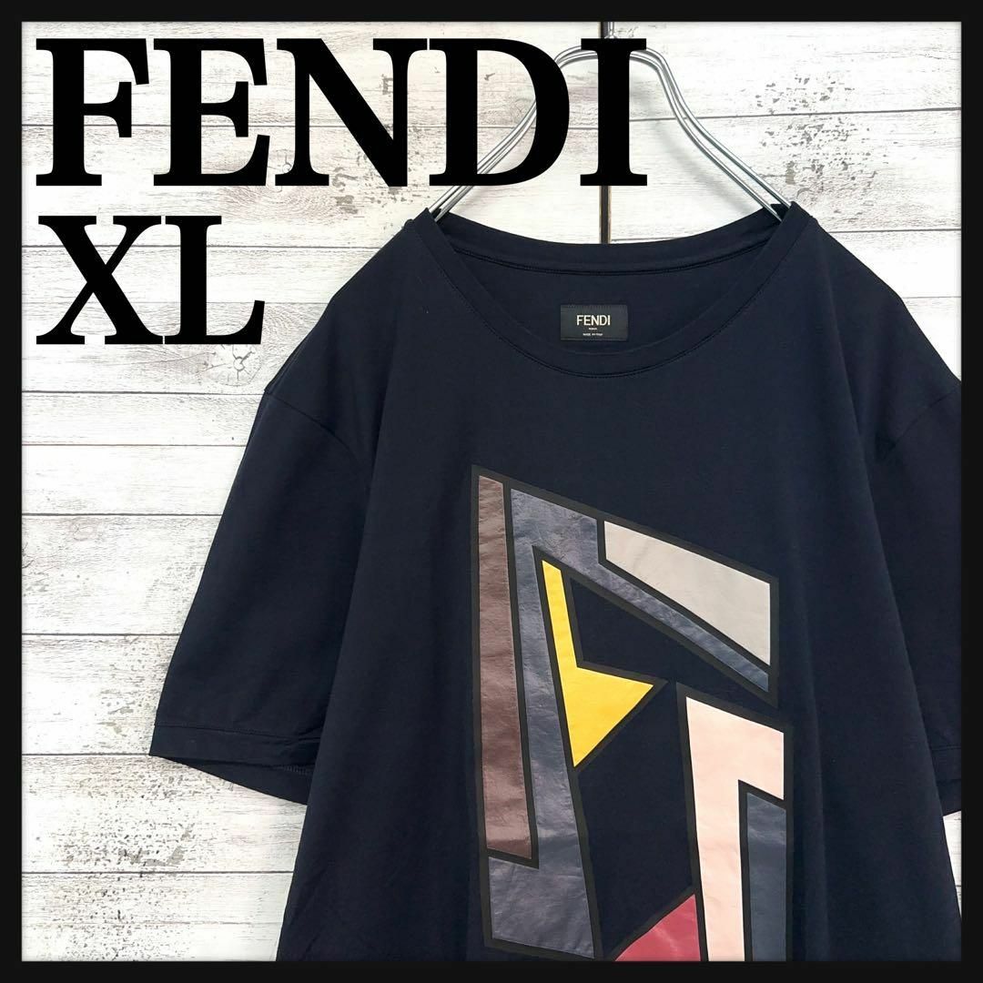 FENDI - 10700【美品・希少XLサイズ】フェンディ☆FFロゴ定番 FENDI - 10700【美品・希少XLサイズ】フェンディ☆FFロゴ定番
