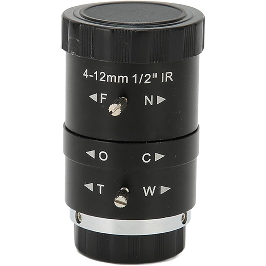 最新 ⭐️カメラレンズ 手動変更ズーム工業用望遠 HD 1/2in 12mm 4 その他