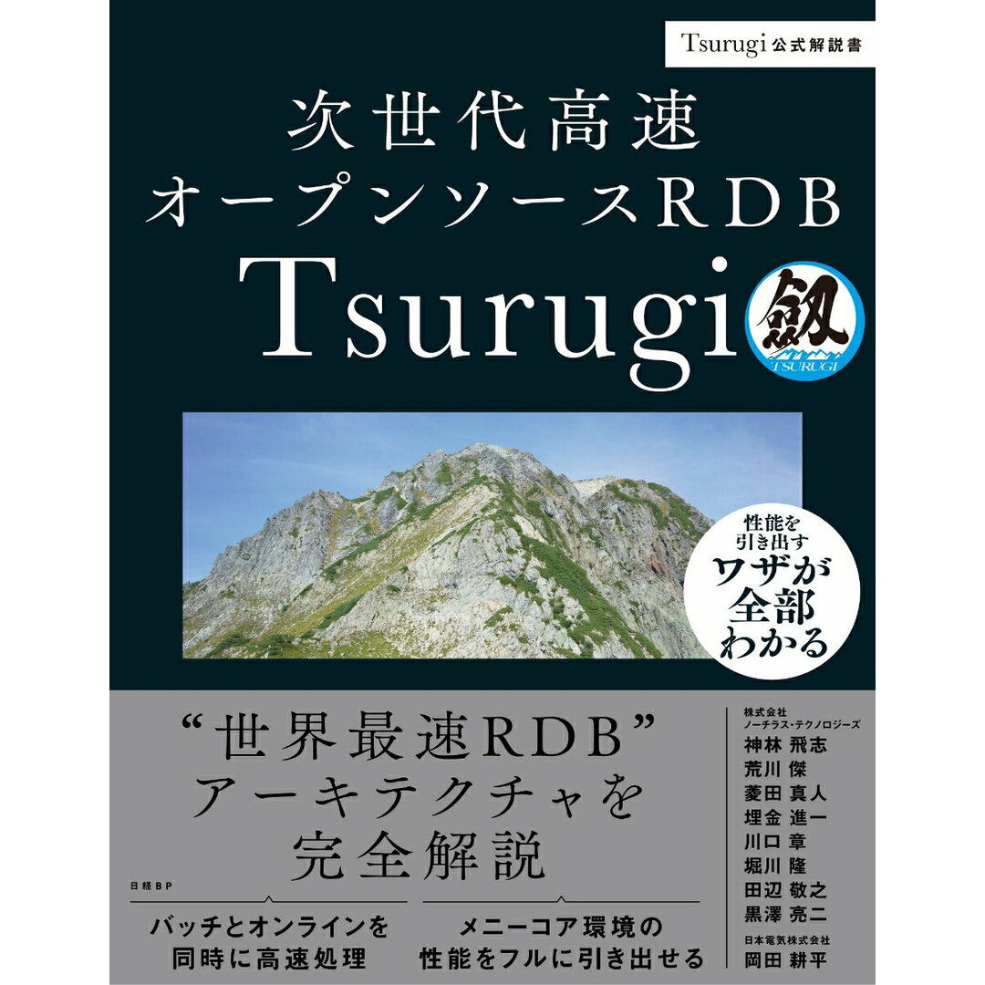 次世代高速オープンソースRDB Tsurugi/日経BP/神林飛志(単行本(ソフトカバー)) エンタメ/ホビーの本(コンピュータ/IT)の商品写真